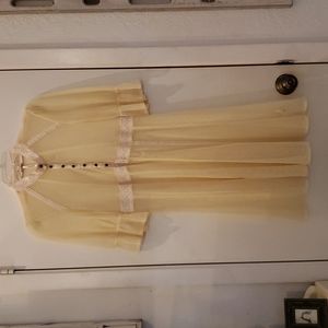 Free People Cream Mini Dress